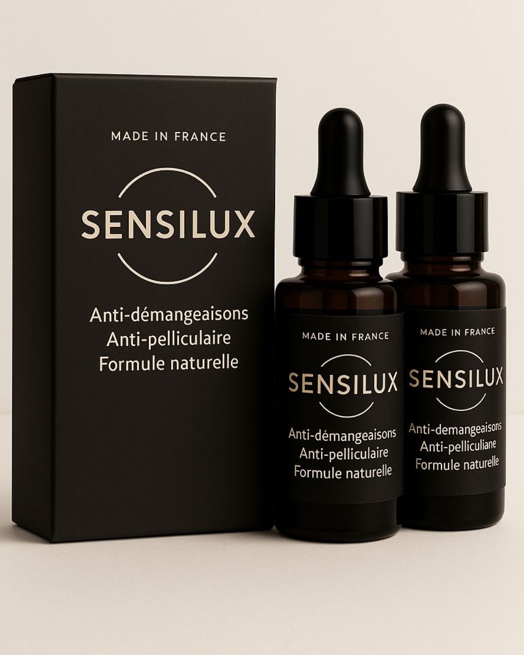 Sensilux® - Conçue pour ceux qui souffrent d'un cuir chevelu irrité.
