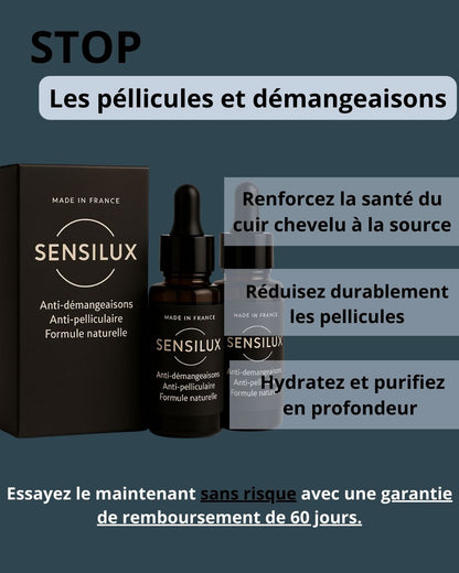 Sensilux® - Conçue pour ceux qui souffrent d'un cuir chevelu irrité.