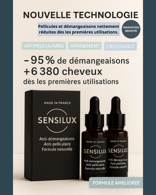 Sensilux® - Conçue pour ceux qui souffrent d'un cuir chevelu irrité.